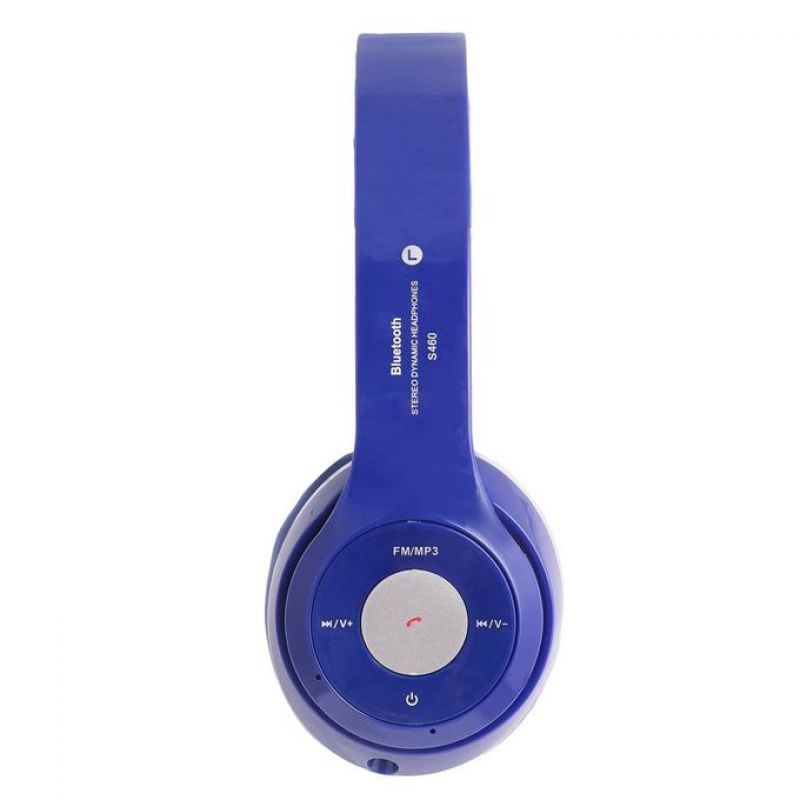 Solo 2 S460 Wireless Bluetooth Headphone With FM and SD Card Option - Blue
